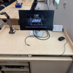 A view of the instructor podium.