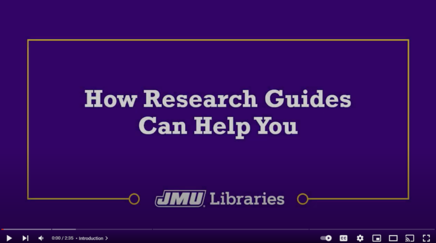 Research Guides Choose A Subject And Start Here Jmu Libraries