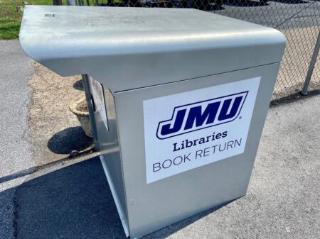 Book drop return bin