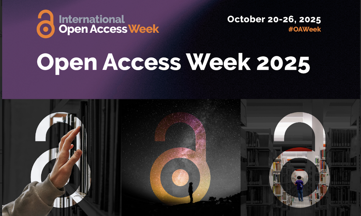 Open Access Week 2025 logo and featured images