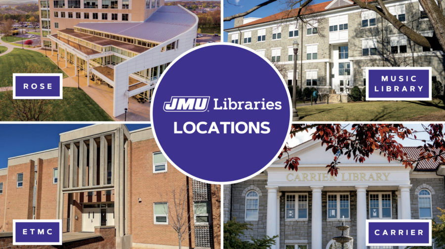 four locations: Rose, Carrier, Music Library, ETMC