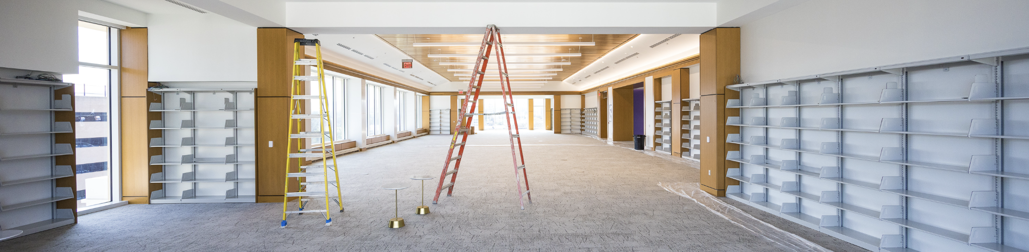 photo of the grand reading room in carrier library