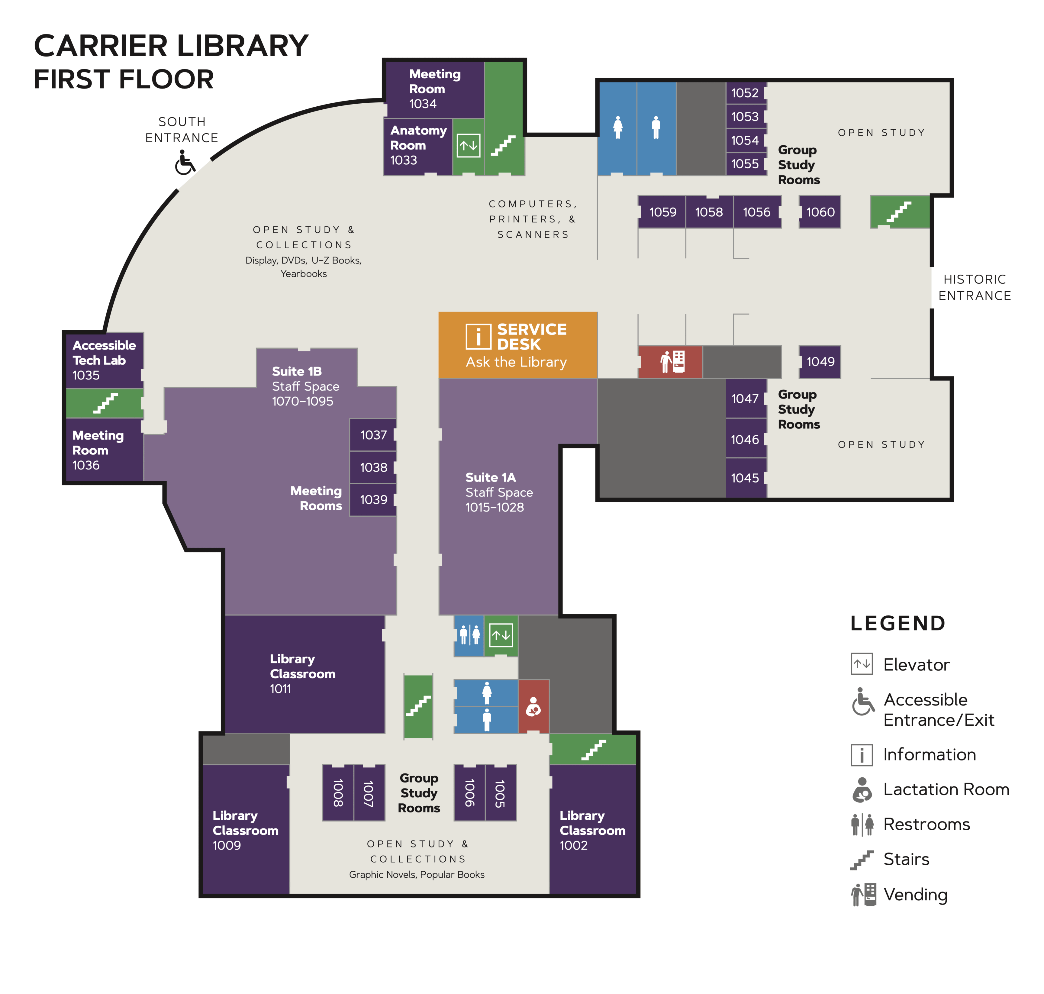 View full-size Carrier first floor floorplan image file.