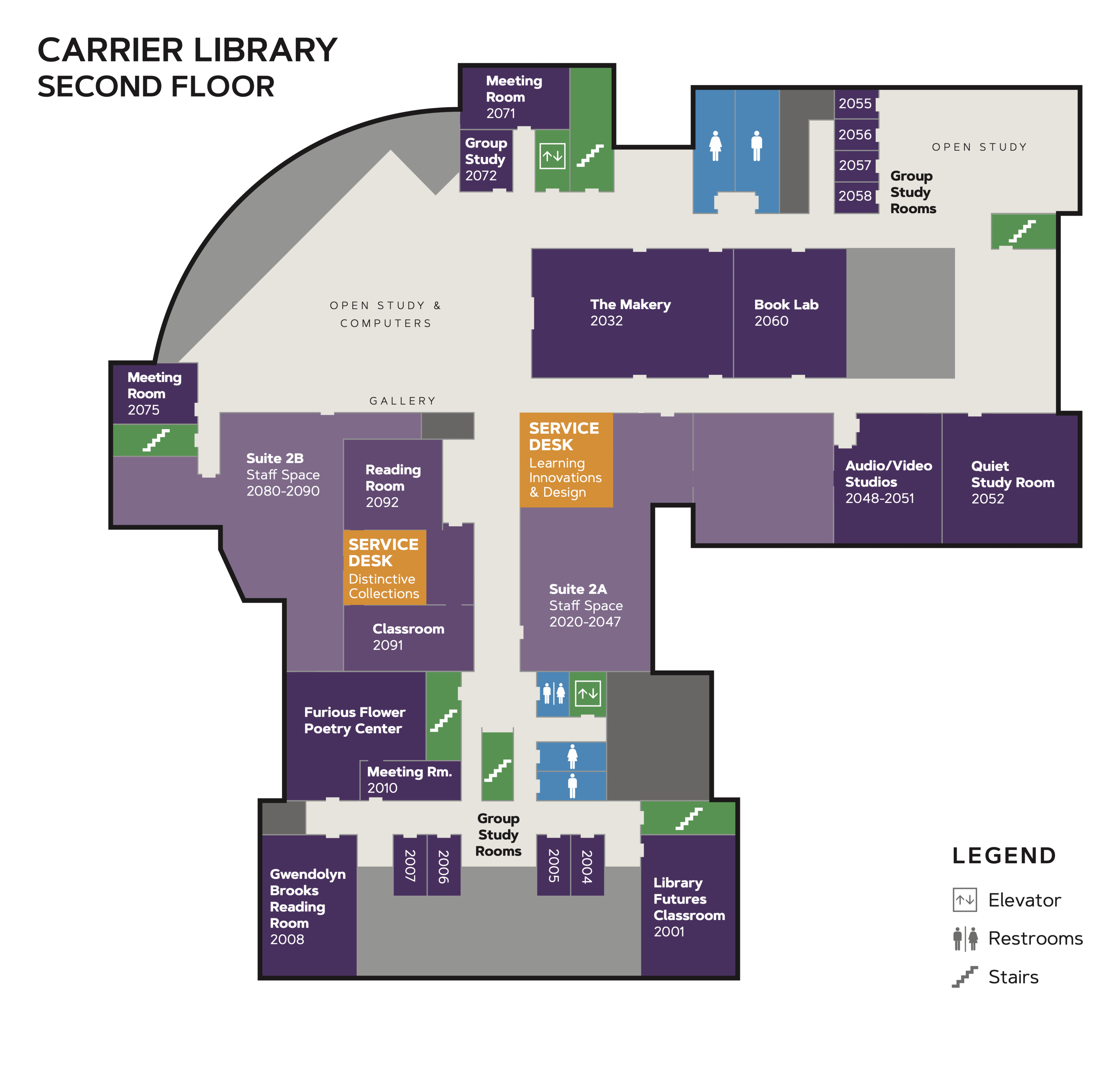 View full-size Carrier second floor floorplan image file.